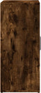 vidaXL - Dressoir - 60x31x70 - cm - bewerkt - hout - gerookt - eikenkleurig