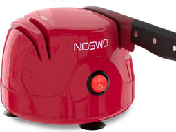 Noswo Elektrische Messenslijper - Multifunctioneel - Vlijmscherp resultaat in 30 seconden - Rood
