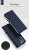 Telefoon Hoesje geschikt voor Apple iPhone 14 Pro - Dux Ducis Skin Pro Book Case - Blauw