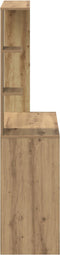 vidaXL - Kaptafel - Artisan - Eiken - 78,5x37x154,5 - cm - Geengineerd - Hout
