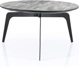 Salontafel Kenji - black - Rond - 70cm