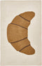 OYOY Tapijt / Vloerkleed Croissant - 140 x 80 cm - Wol / Katoen - Bruin