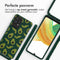 iMoshion Hoesje Geschikt voor Samsung Galaxy A33 Hoesje Met Koord - iMoshion Siliconen design hoesje met koord - Groen / Avocado Green
