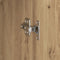 vidaXL - Highboard - Artisan - Eiken - 35x39x168 - cm - Gelaagd - Hout