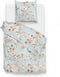 Zohome Dekbedovertrek Moon - Bedlinnen met Bloemen print - 240x220 - Blauw - Dekbedhoes van 100% Katoen