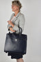 Gigi Fratelli Dames Leren Laptop Trolley 15.6 inch Romance Business ROM8015 Blauw