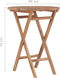 vidaXL - Tuintafel - inklapbaar - 60 - cm - massief - teakhout