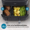 Philips 5000 Series NA551/00 - Dual Basket Airfryer - Stoomfunctie - 9L - Tot 6 Personen