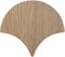 Schub wandtegel set van 3 - hout