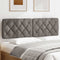 vidaXL - Hoofdbordkussen - 160 - cm - stof - taupe