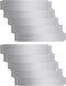 vidaXL - Grasboorden - 10 - st - 100x20 - cm - gegalvaniseerd - staal