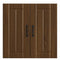vidaXL - Keukenwandkast - Lucca - bewerkt - hout - bruin - eikenkleur