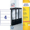 Avery - Ordnerrugetiketten - 192 x 59 mm - permanent klevend - wit (1 stuk)