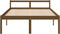 vidaXL - Seniorenbed - massief - grenenhout - honingbruin - 140x190 - cm