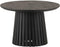 Salontafel Burundi Rond acacia 90 cm - Zwart