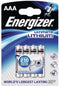 Energizer ENLITHIUMAAAP4 - Batterijen - 1150mAh - Zilver