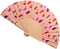Handwaaier - Japanse handwaaier - ice cream - hout/textiel