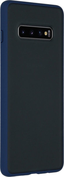 iMoshion Hoesje Geschikt voor Samsung Galaxy S10 Plus Hoesje - iMoshion Frosted Backcover - Blauw
