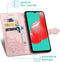 imoshion Hoesje Geschikt voor Samsung Galaxy A32 (5G) Hoesje Met Pasjeshouder - imoshion Mandala Bookcase - Rosé Goud