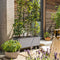 LECHUZA TRIO STONE 30 - Plantenbak - met uitneembare binnenbakken - met bewateringssysteem - ALL-IN-ONE set met LECHUZA-PON - kwarts wit