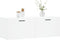 vidaXL - Wandkast - 100x36,5x35 - cm - bewerkt - hout - wit