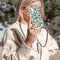 iMoshion Hoesje Geschikt voor Samsung Galaxy A71 Hoesje Met Koord - iMoshion Design Hoesje met Koord - Groen / Transparant / Panther Illustration Transparent