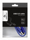 Gembird CCP-mUSB3-AMBM-0.5M - USB A/Micro B kabel - 0.5 meter - Blauw