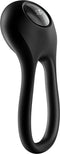 Satisfyer, penis- en testikelring, 'Majestic Duo', waterdicht, oplaadbaar, huidvriendelijke siliconen