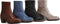 Travelin Bordeaux - Dames enkellaars - Leer - Zwart - Maat 39