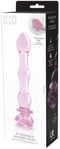 Zwarte Dildo Dream Toys Glaze Glass Roze