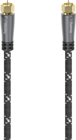 Hama SAT-aansluitkabel F-stekker - F-stekker Metaal Verguld 3,0 M 120 DB