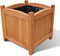 vidaXL - Plantenbakken - verhoogd - 4 - st - 30x30x30 - cm