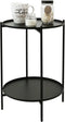 H&S - Collection - Bijzettafel - 50,5 - cm - metaal - zwart