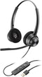 Poly EncorePro 310 - Mono headset - USB-A met noisecancelling - Zwart