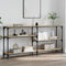 vidaXL - Wandtafel - 160x29x75 - cm - bewerkt - hout - sonoma - eikenkleurig