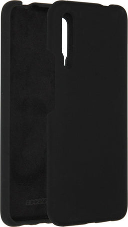 Accezz Huawei Y9s / P Smart Pro - Liquid Silicone Backcover - Schokabsorberend - Zwart