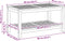 vidaXL - Salontafel - 110x55x45 - cm - Massief - Acaciahout