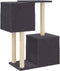 vidaXL - Kattenmeubel - met - sisal - krabpalen - 86 - cm - donkergrijs