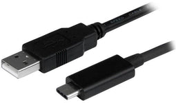 Startech.com 1m USB-C naar USB-A kabel - USB 2.0 - Zwart