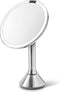 Simplehuman - Spiegel met Sensor - Rond - 5x Vergroting - Zilver
