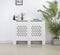 Radiatorombouw - 112 cm breed - moderne omkasting - wit