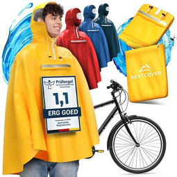 Nextcover NEU - Regenponcho - AquaShield 2.0 - Unisex (3 maten)