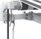 vidaXL - Luifel - automatisch - uittrekbaar - LED - 400x350 - cm - antraciet - en - wit