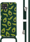 iMoshion Hoesje Geschikt voor Samsung Galaxy A22 (5G) Hoesje Met Koord - iMoshion Siliconen design hoesje met koord - Groen / Avocado Green