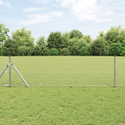 vidaXL - Gelast - Draadhek - 0,6x100 - m - Gegalvaniseerd - Staal