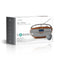 Nedis RDDB5300BN Draagbare Radio DAB+ Bluetooth - Bruin/Zilver