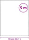 Meubelfolie zelfklevend 90x500 cm PET transparant