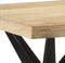 vidaXL - Eettafel - 120x60x76 - cm - massief - mangohout