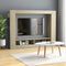 vidaXL - Tv-meubel - 152x22x113 - cm - bewerkt - hout - sonoma - eikenkleurig