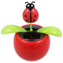 Solar Wiggle Flower - Potplant met Lieveheersbeestje - Beweegbare Bloem